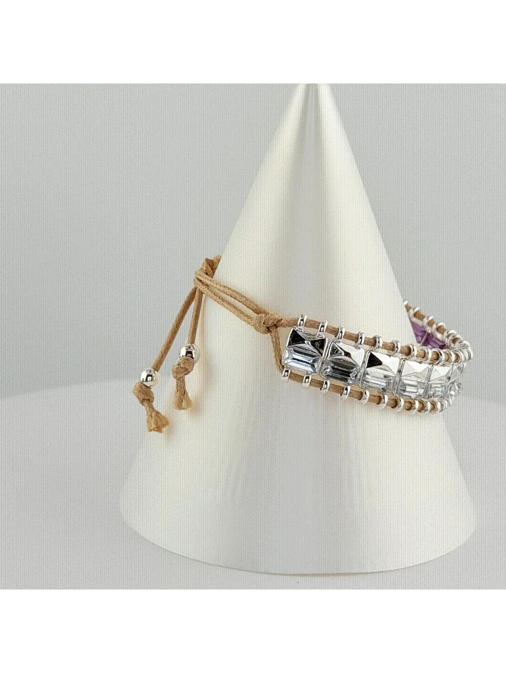 Bomb Party Single Stack Bracelet - on Silver Plating #163